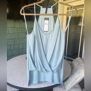 BCBG Women’s Razorback Tank. NEW with tags. Beautiful Blue frost color XS